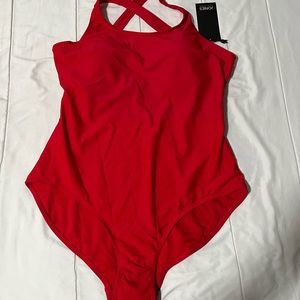 Jones New York Tango Red Bathing Suite